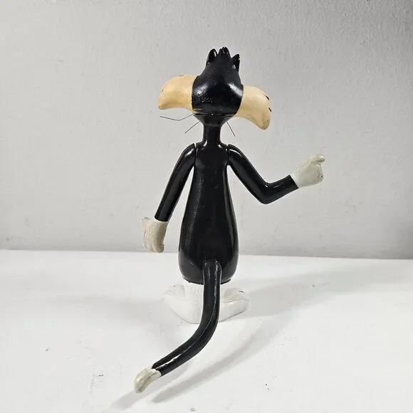 Sylvester The Cat Plush 16" 1995 and Dakin Plastic‎ Figure 8" 1969 Warner Bros - Picture 13 of 16
